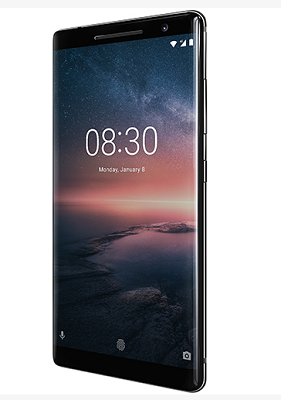 Nokia 8 Sirocco trådløs opladning