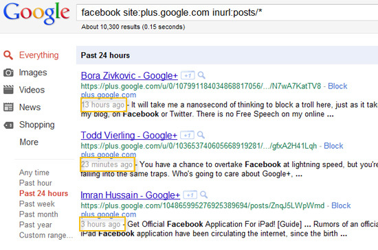 google plus statusopdatering