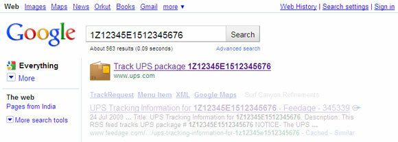 pakke tracking websted