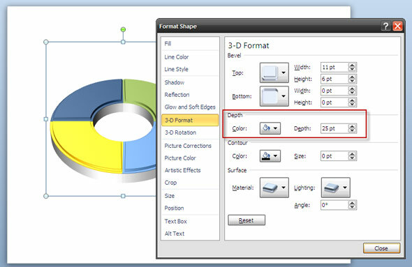 PowerPoint-kunst: Sådan opretter du en 3D-cirkel for at vise en cyklisk proces ppt 3d cirkel09