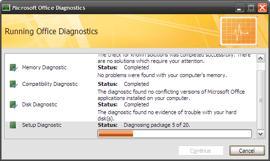 Sådan rettes Microsoft Office-problemer med MS Office Diagnostics 4-test