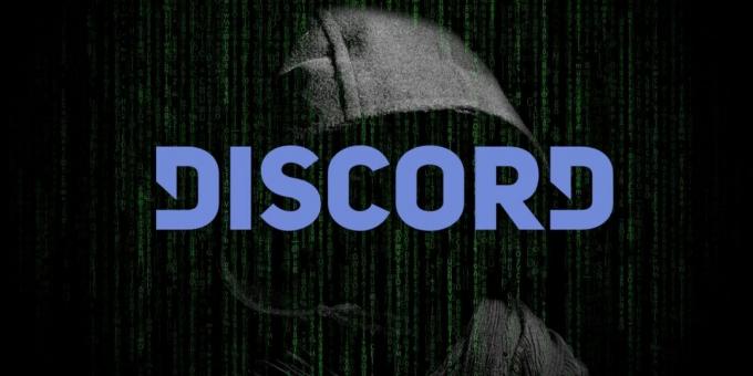 hætteklædt person bag discord-logo