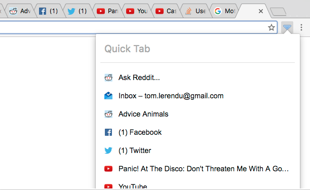 De 10 bedste udvidelser til hurtig fane til Chrome Tab Management