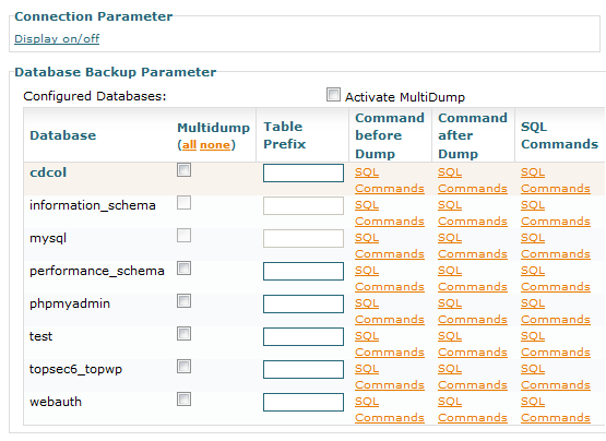 sikkerhedskopiere stor mysql-database