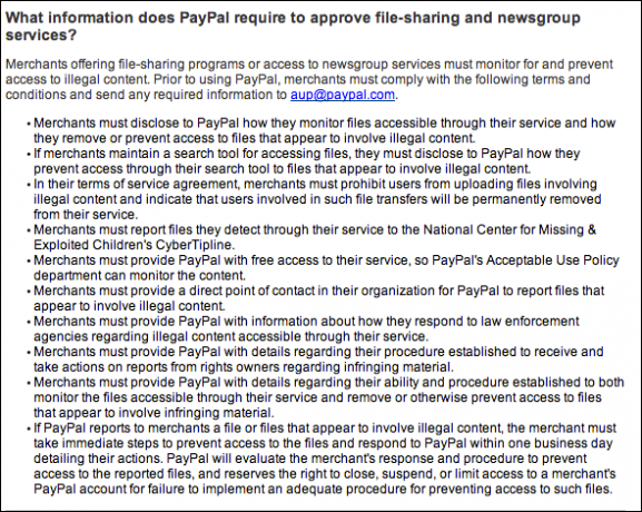 blokeret af PayPal