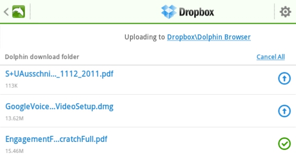 dropbox-app til Android