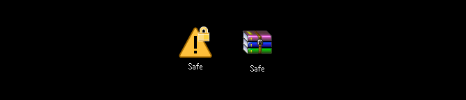 Sådan kodeordbeskyttes en mappe i Windows 7-zip låst