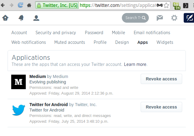 twitter-app-tilladelser