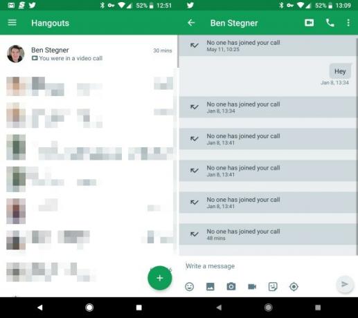 hvordan man bruger Google Hangouts på Android