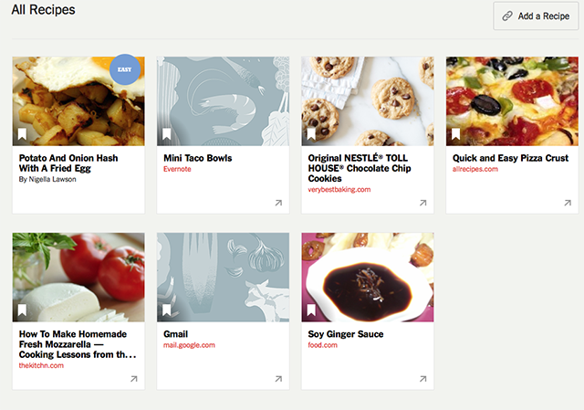 NYTimes-opskrifter-Evernote