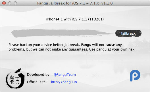 Sådan Jailbreak iOS 7.1.x & installeres Cydia med Pangu 1