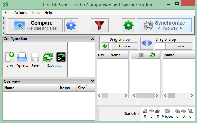 Dette er en skærmoptagelse af et af de bedste Windows-programmer kaldet FreeFileSync