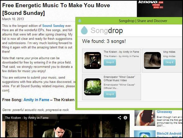 Songdrop: Din gratis & foretrukne sangbesparende service, du ikke engang vidste om indtil nu Songdrop-sange, der ikke findes på muo