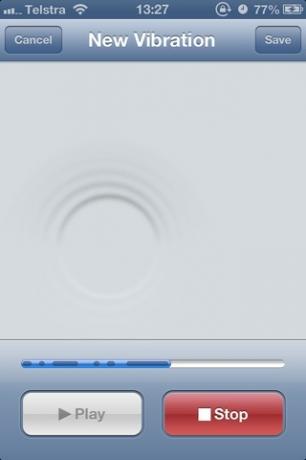 tilpassede vibrationer til iphone