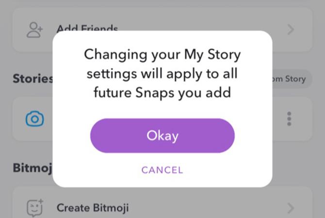Sådan blokerer en person på Snapchat opdaterede indstillinger