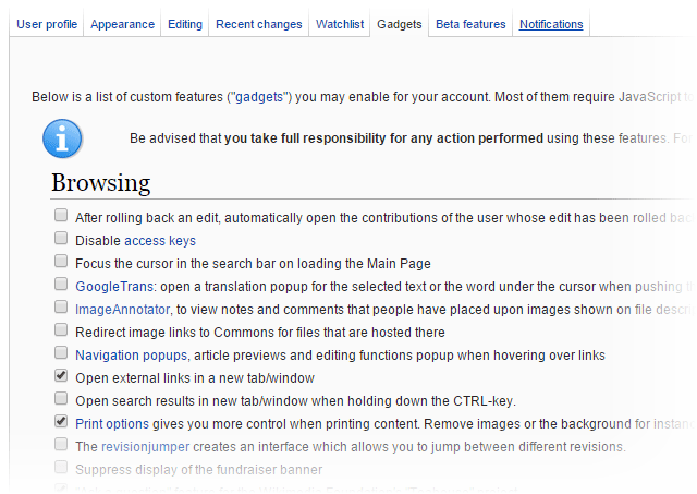Wikipedia-Gadgets
