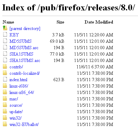 Firefox 8 er tilgængelig nu til download [Nyheder] ftp