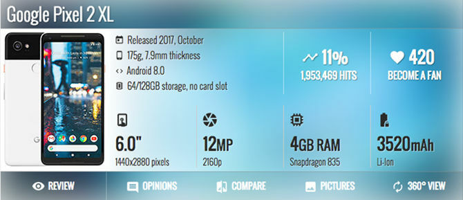 Dette er grunden til, at iOS-enheder bruger mindre RAM end Android-enheder telefonspecifikationer google pixel 2 xl
