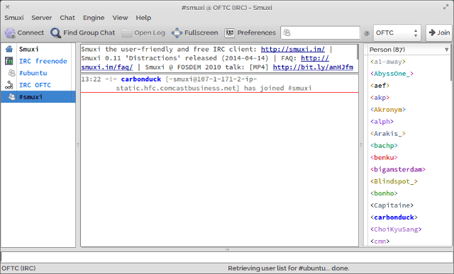 Linux-IRC-klienter-smuxi