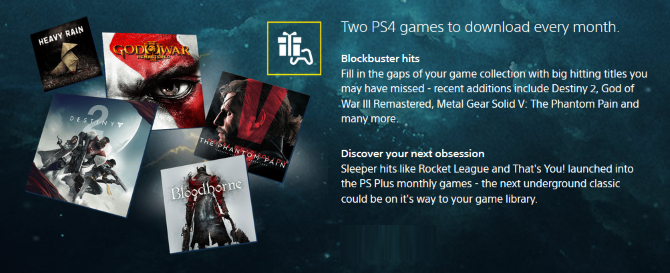 Oversigt over PlayStation Plus