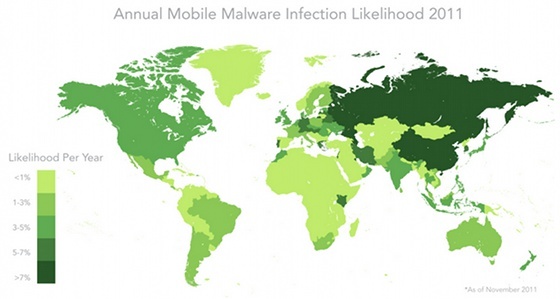 Android-brugere taber 1 million på grund af malware i 2011 [Nyheder] androidinfectionrate