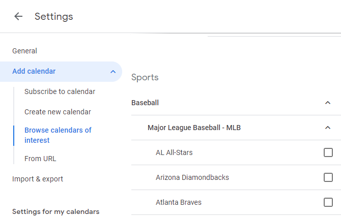 Google Kalender Sportsplan
