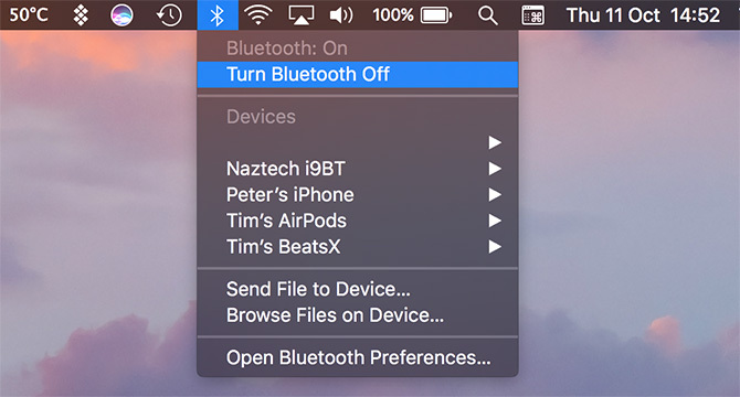 Sluk for Bluetooth Mac