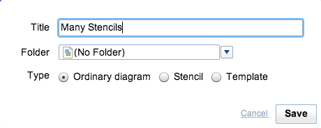 Opret fantastiske diagrammer ved hjælp af Cacoo og Google Drive Cacoo Gem som stencilskabelon