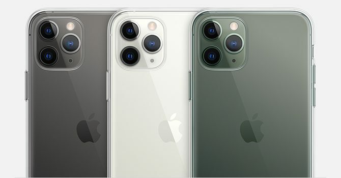 Et billede af et sortiment af iPhone 11-sager