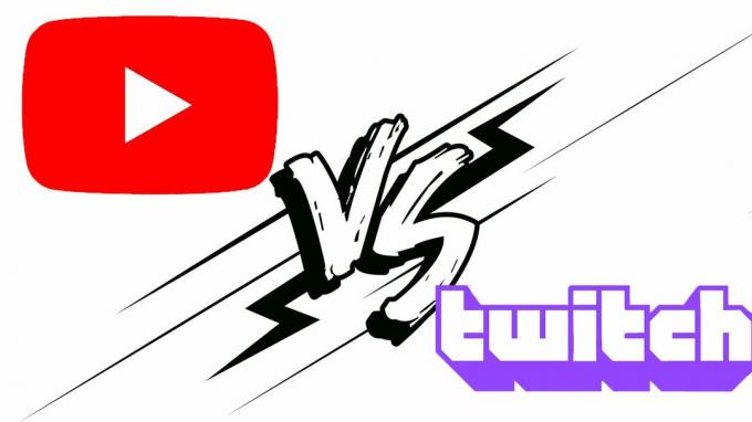 YouTube VS Twitch-billede 