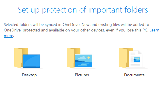 onedrive-mappebeskyttelse