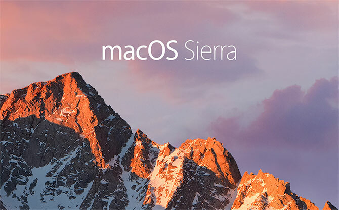 MacOS Sierra baggrund