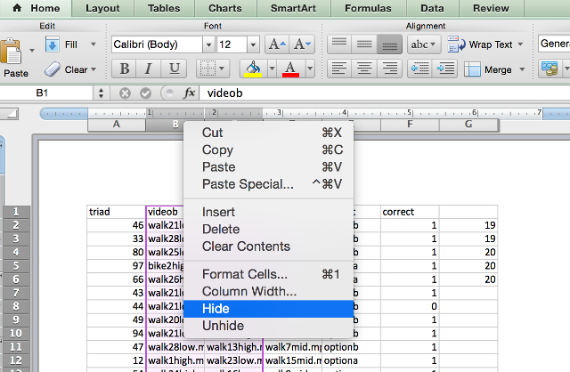 excel-hide-søjler