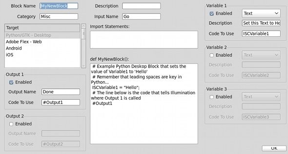 Lav dine egne programmer med Illumination Software Creator [Giveaway] belys brugerdefineret blok