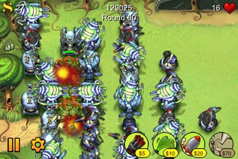 De bedste iPhone Tower Defense Games 2009 + Giveaway fieldrunners3