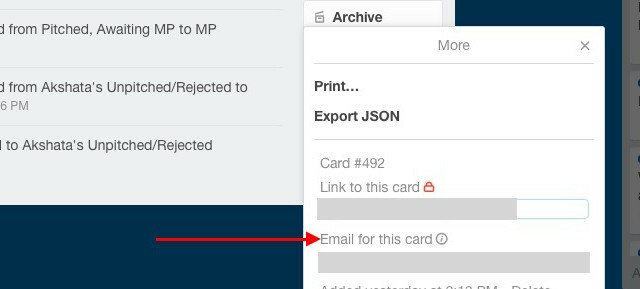 Trello-card-mail