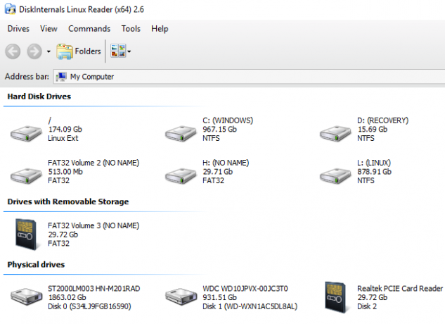 del data mellem linux og windows