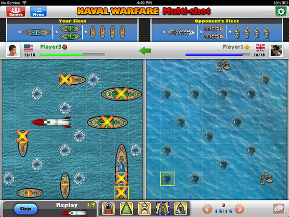 Naval Warfare Multi-Shot til iOS er slagskibe til den mobile generation nw ipad2