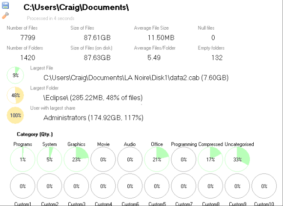 windows disk analysator