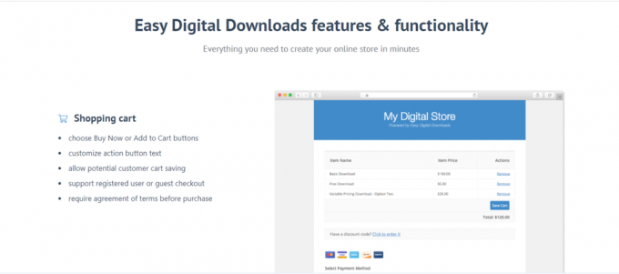 Nem digital downloads e-handelsplatform