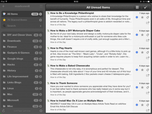 BazQux Reader - En værdig minimalistisk erstatning til Google Reader mrreader2