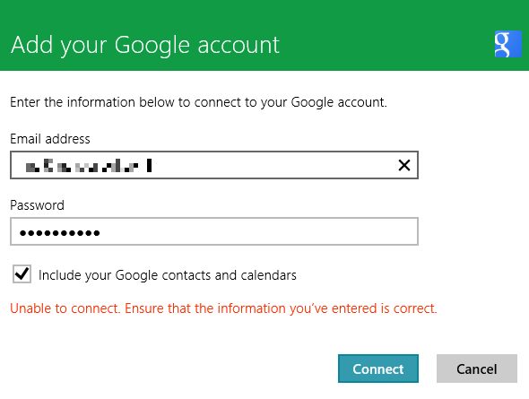fejlfinding af Windows 8-mail