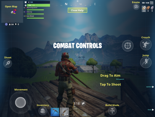 fortnite kontrol