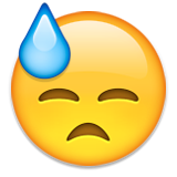 hårdt arbejde svedt emoji-emoticon