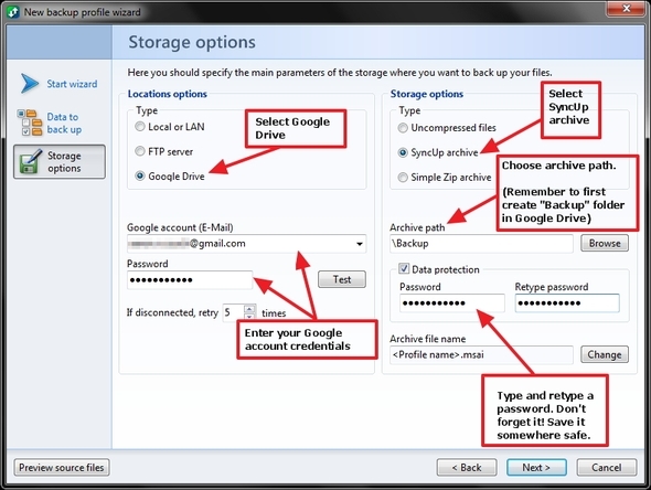 Sikkerhedskopier, synkroniser og gendan automatisk dine Windows-filer med @MAX SyncUp [Rewards] Storage Options