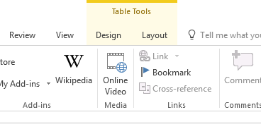 Sådan tilføjes rækker hurtigt i en tabel i fanebladlayout for Microsoft Word