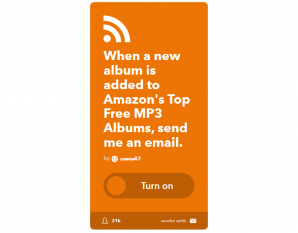 Den ultimative IFTTT-guide: Brug nettets mest kraftfulde værktøj som en Pro 13IFTTT AmazonAlbumToEmail