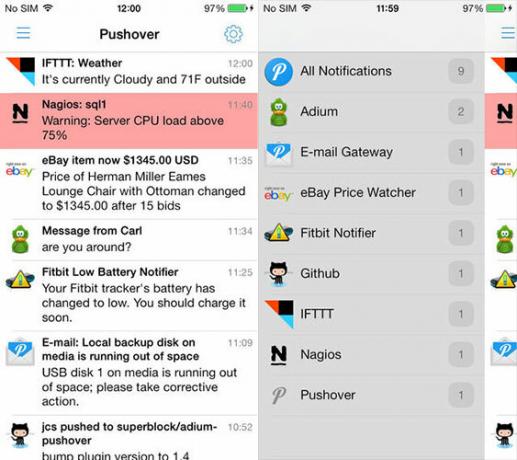 Sæt iOS-underretninger, der fungerer for dig med disse apps-pushover