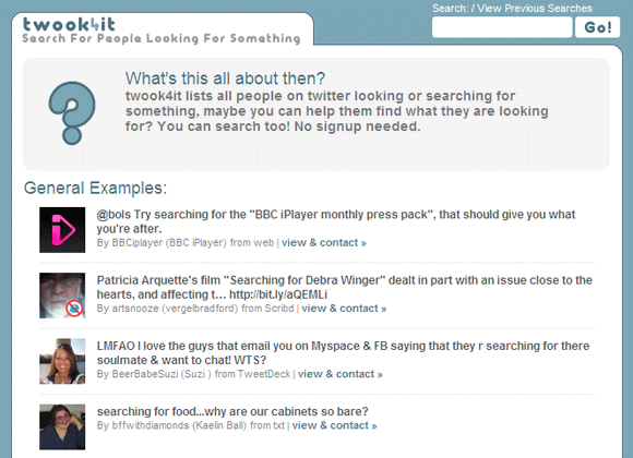 6 Twitter-webapps til at stille spørgsmål fra en Twitter Crowd twook4it