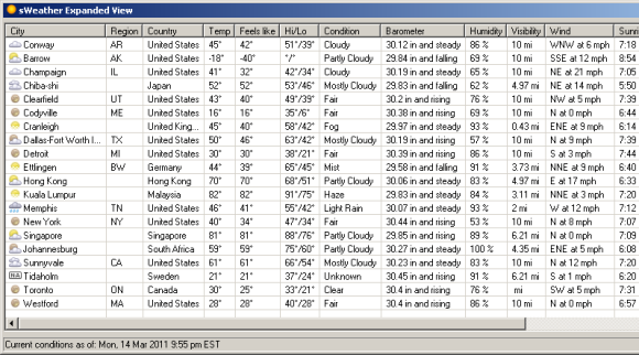 vejr tracker software